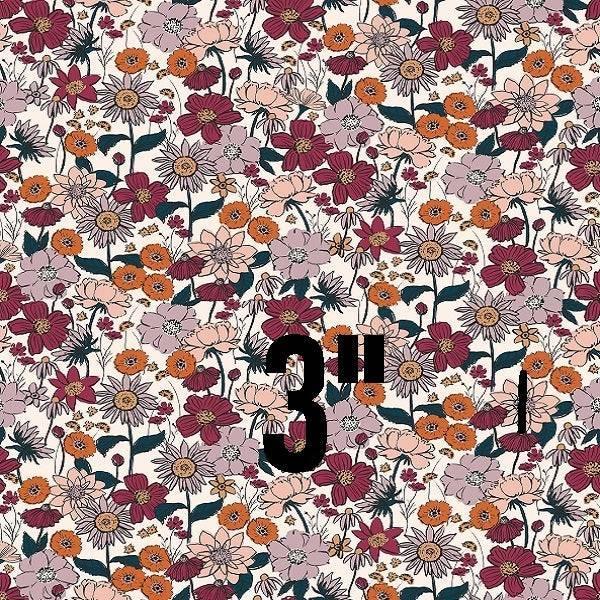 Indy Bloom Fabric Scarlet Autumn Ivory 11 – custom printed pre-order fabric Australia | Fabric by Missy Rose