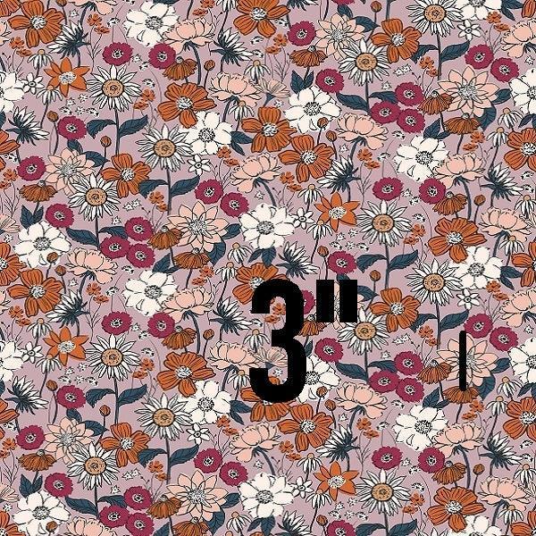 Indy Bloom Fabric Scarlet Autumn Lavender 07 – made-to-order custom fabric by the metre | Fabric by Missy Rose