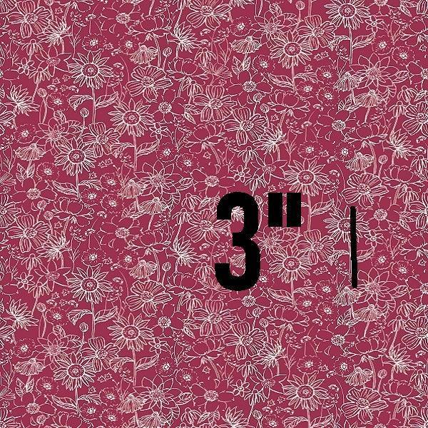 Indy Bloom Fabric Scarlet Autumn Sketch in Ruby 06 – custom printed pre-order fabric Australia | Fabric by Missy Rose