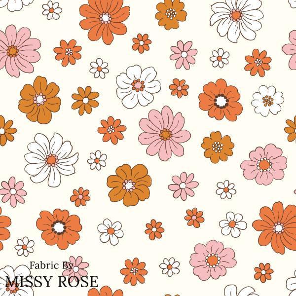 Infinite Florals Fabric 02 – premium custom printed fabric for sewing | Fabric by Missy Rose