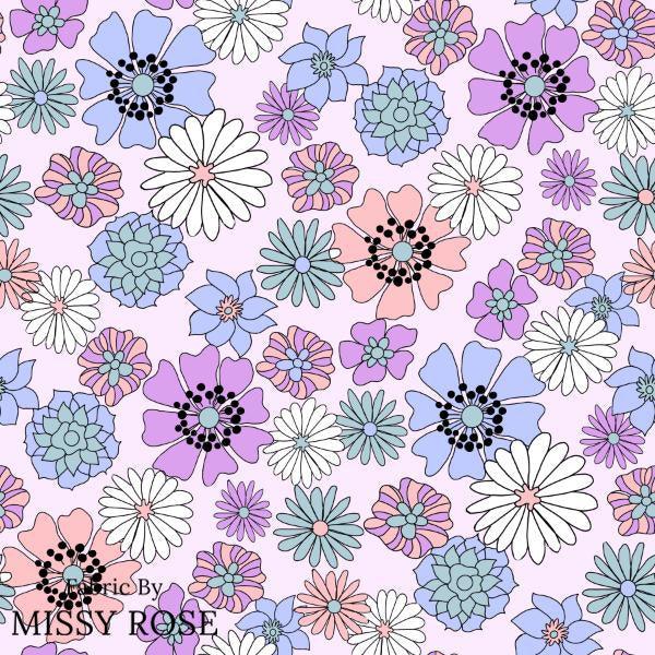 Infinite Florals Fabric 10 – pre-order designer fabric Australia | Fabric by Missy Rose