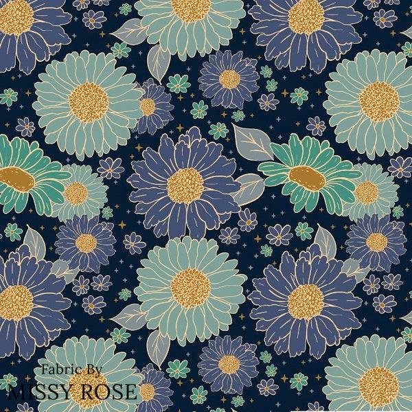 Infinite Florals Fabric 22 – premium custom printed fabric for sewing | Fabric by Missy Rose