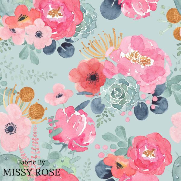 Infinite Florals Fabric 24 – custom printed pre-order fabric Australia | Fabric by Missy Rose