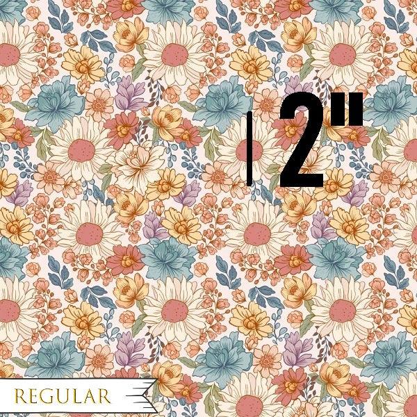 Infinite Florals Fabric 31 – premium custom printed fabric for sewing | Fabric by Missy Rose