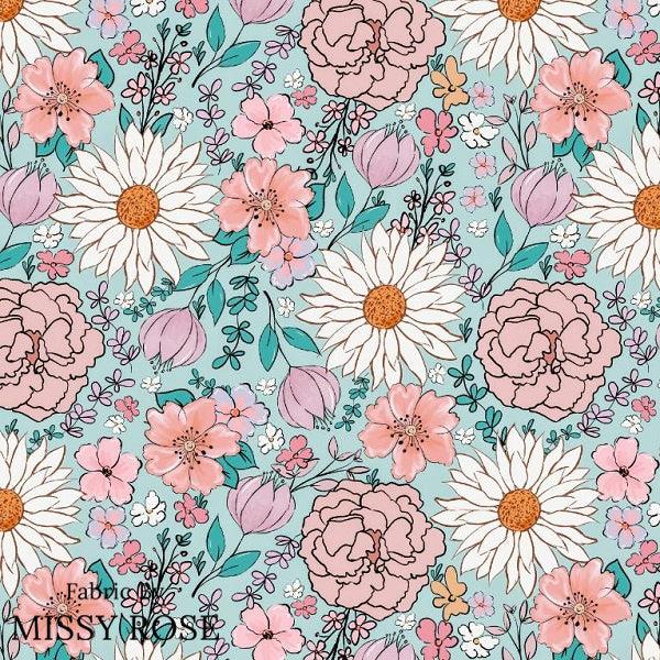 Infinite Florals Fabric 32 – pre-order designer fabric Australia | Fabric by Missy Rose