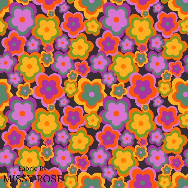 Infinite Florals Fabric 35 – made-to-order custom fabric by the metre | Fabric by Missy Rose