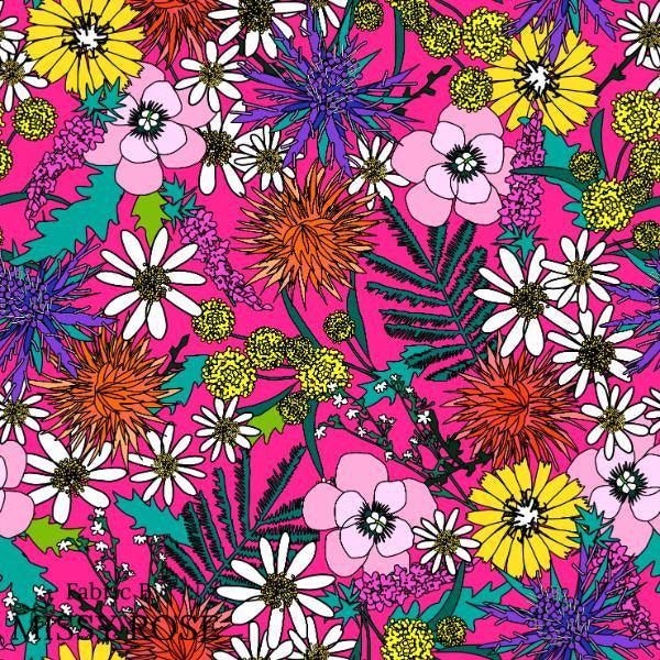 Infinite Florals Fabric 36 – Australian custom printed fabric pre-order | Fabric by Missy Rose