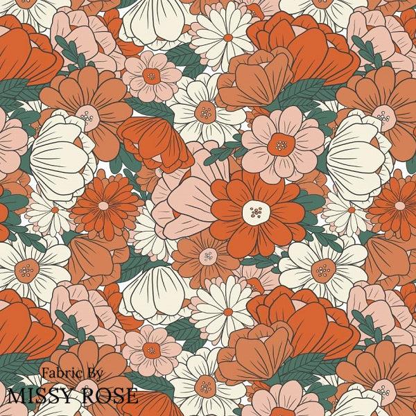 Infinite Florals Fabric 40 – premium custom printed fabric for sewing | Fabric by Missy Rose