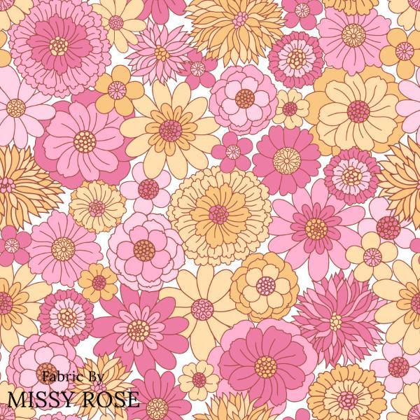 Infinite Florals Fabric 41 – made-to-order custom fabric by the metre | Fabric by Missy Rose