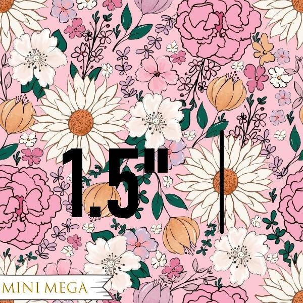 Infinite Florals Fabric 46 – premium custom printed fabric for sewing | Fabric by Missy Rose
