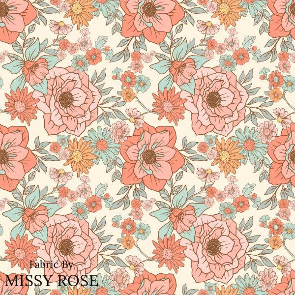Infinite Florals Fabric 51 – made-to-order custom fabric by the metre | Fabric by Missy Rose