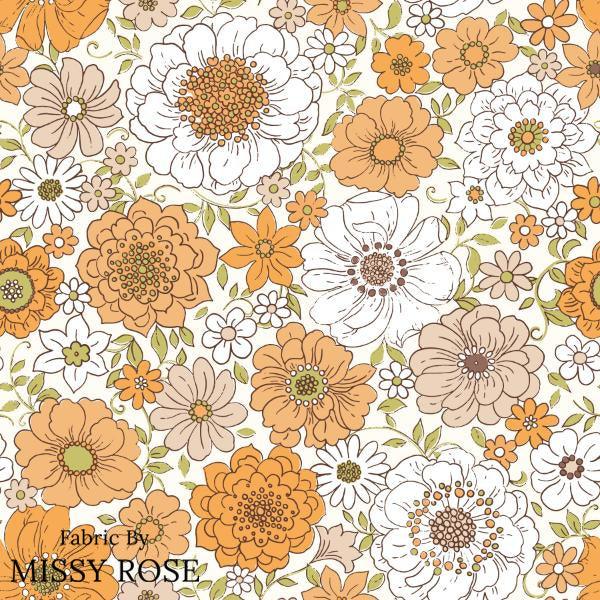 Infinite Florals Fabric 52 – Australian custom printed fabric pre-order | Fabric by Missy Rose