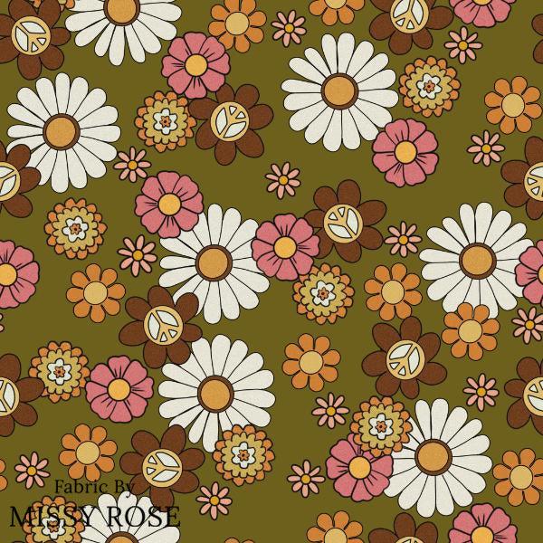 Infinite Florals Fabric 62 – premium custom printed fabric for sewing | Fabric by Missy Rose