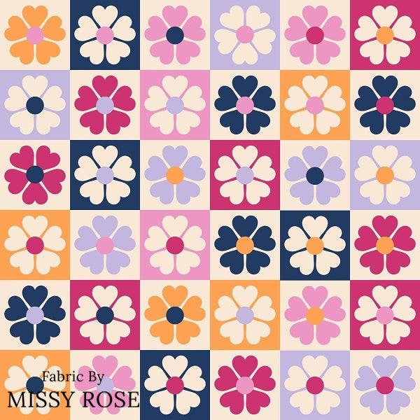 Infinite Florals Fabric 74 – custom printed pre-order fabric Australia | Fabric by Missy Rose