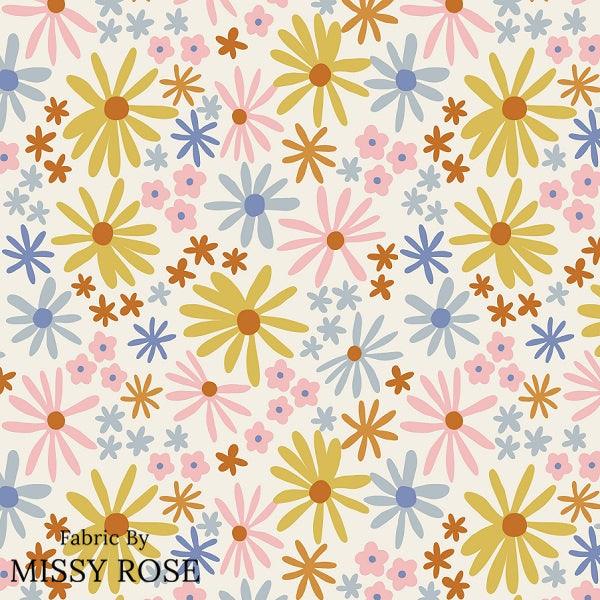 Infinite Florals Fabric 77 – premium custom printed fabric for sewing | Fabric by Missy Rose