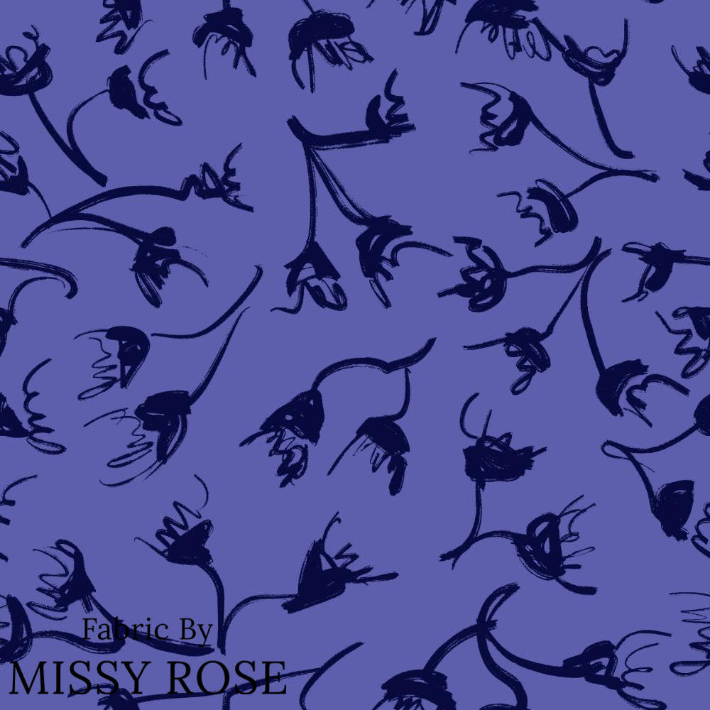 Laura Hamzic 03 fabric – custom printed pre-order fabric Australia | Fabric by Missy Rose