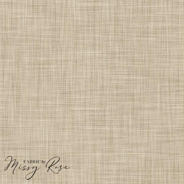 Linen Look Fabric 88 – premium custom printed fabric for sewing | Fabric by Missy Rose