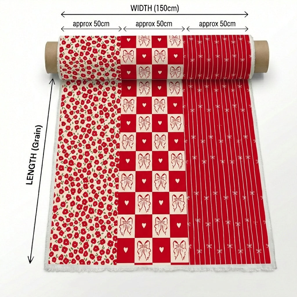 Trio Project Panel 20 fabric – premium custom printed fabric for sewing | Fabric by Missy Rose