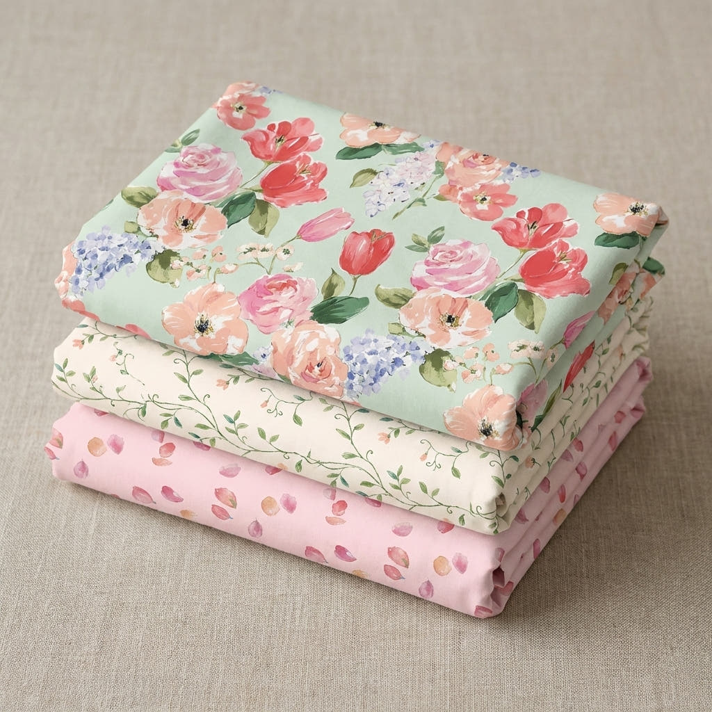 Trio Project Panel 16 fabric – premium custom printed fabric for sewing | Fabric by Missy Rose