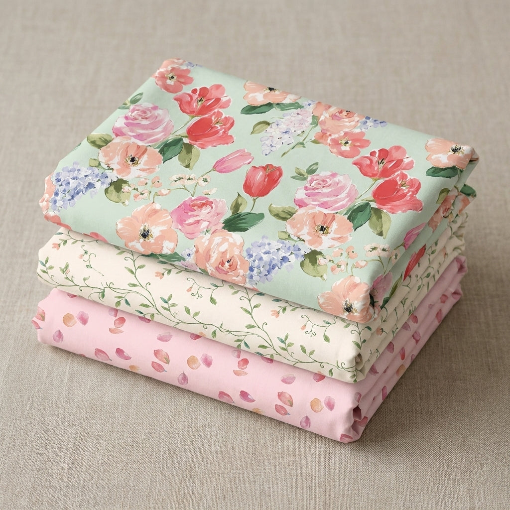 Trio Project Panel 16 fabric – premium custom printed fabric for sewing | Fabric by Missy Rose