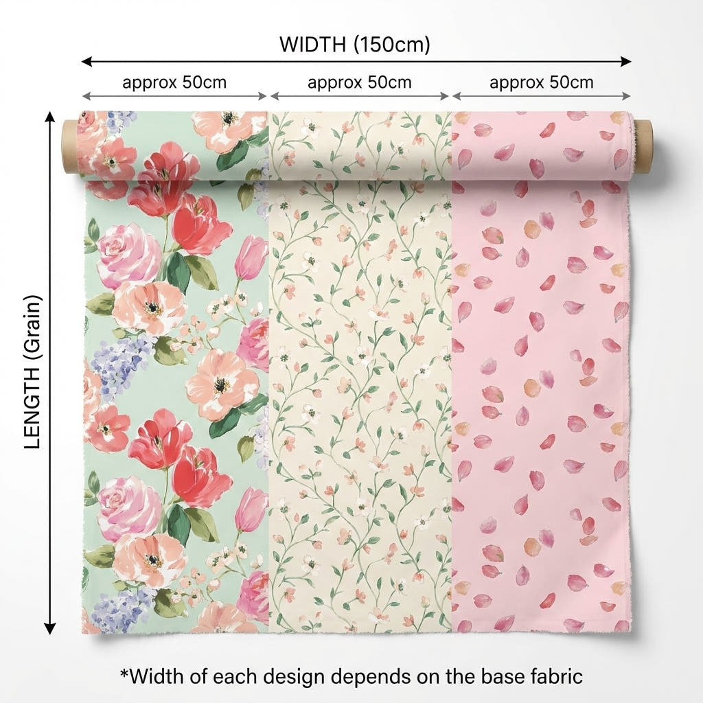 Trio Project Panel 16 fabric – custom printed pre-order fabric Australia | Fabric by Missy Rose