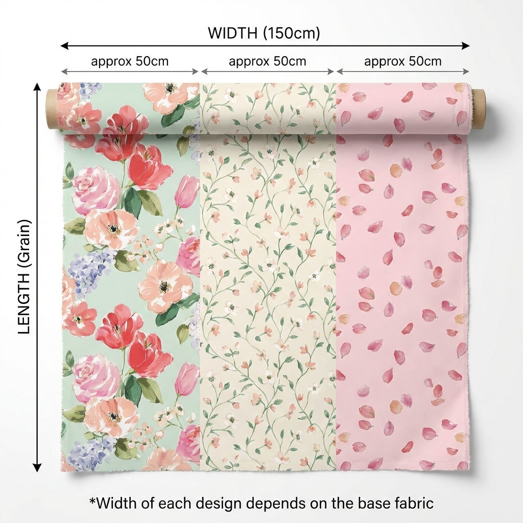 Trio Project Panel 16 fabric – custom printed pre-order fabric Australia | Fabric by Missy Rose