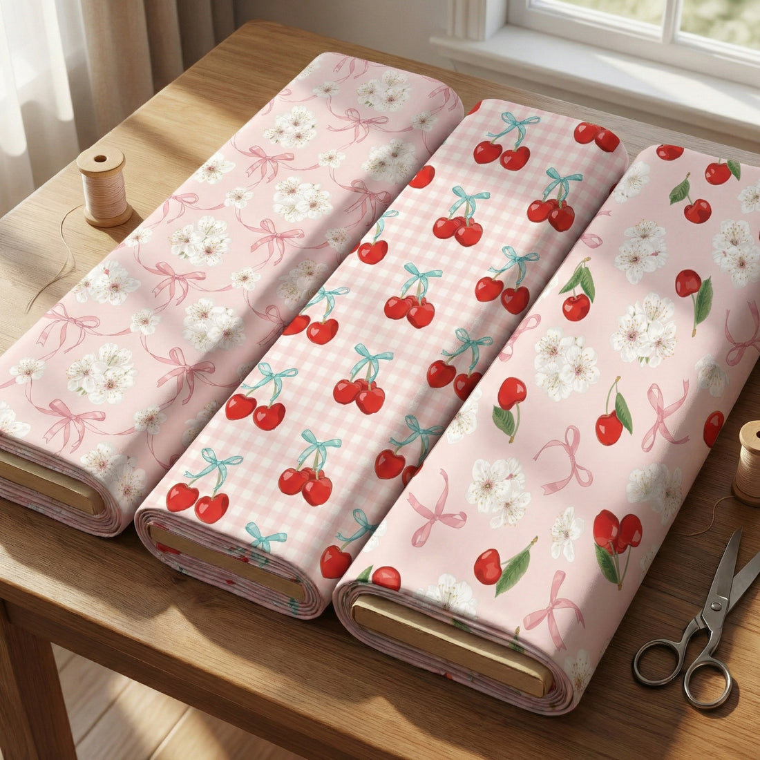 Trio Project Panel 17 fabric – premium custom printed fabric for sewing | Fabric by Missy Rose