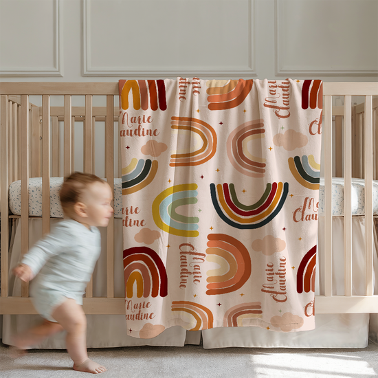 Customisable Name Fabric - Rainbow