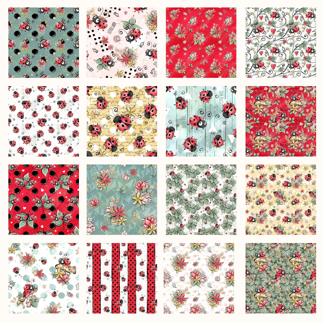 Fat quarter bundle 20 pieces - Quilting - Bitsy Bug Fabric