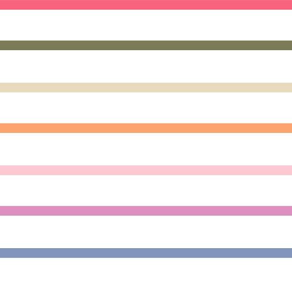 Indy Bloom Fabric Peony Sunset Stripes In Multi 10 – made-to-order custom fabric by the metre | Fabric by Missy Rose