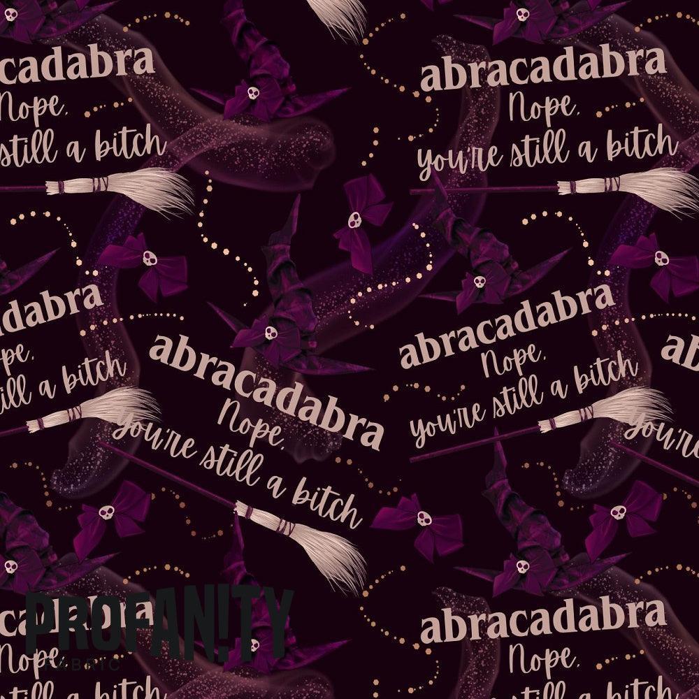 Swear Word Fabric 01 – profanity fabric for sewing, custom printed Australia | Fabric by Missy Rose