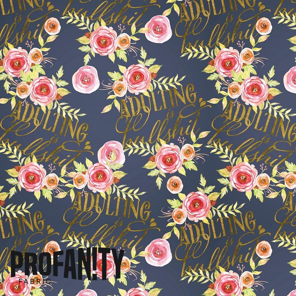 Swear Word Fabric 04 – profanity fabric for sewing, custom printed Australia | Fabric by Missy Rose