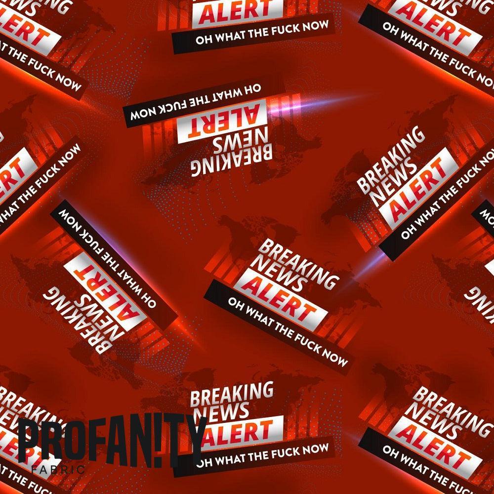 Swear Word Fabric 112 – profanity fabric for sewing, custom printed Australia | Fabric by Missy Rose