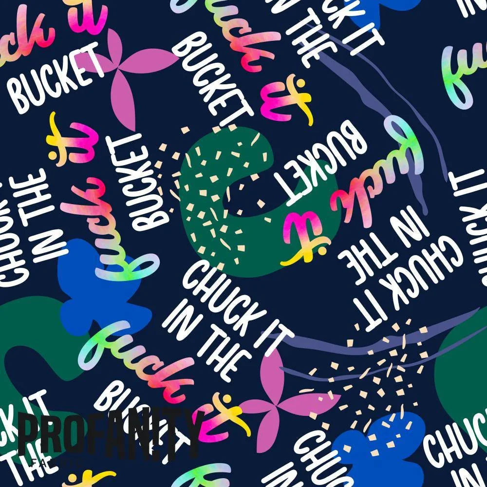 Swear Word Fabric 120 – swearing fabric custom printed Australia, made-to-order | Fabric by Missy Rose