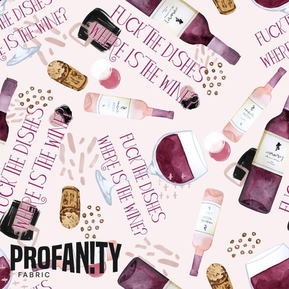 Swear Word Fabric 122 – profanity fabric for sewing, custom printed Australia | Fabric by Missy Rose