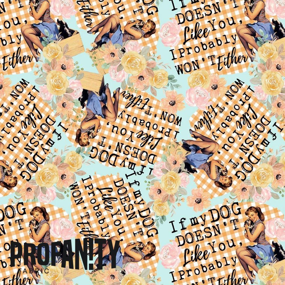 Swear Word Fabric 140 – profanity fabric for sewing, custom printed Australia | Fabric by Missy Rose