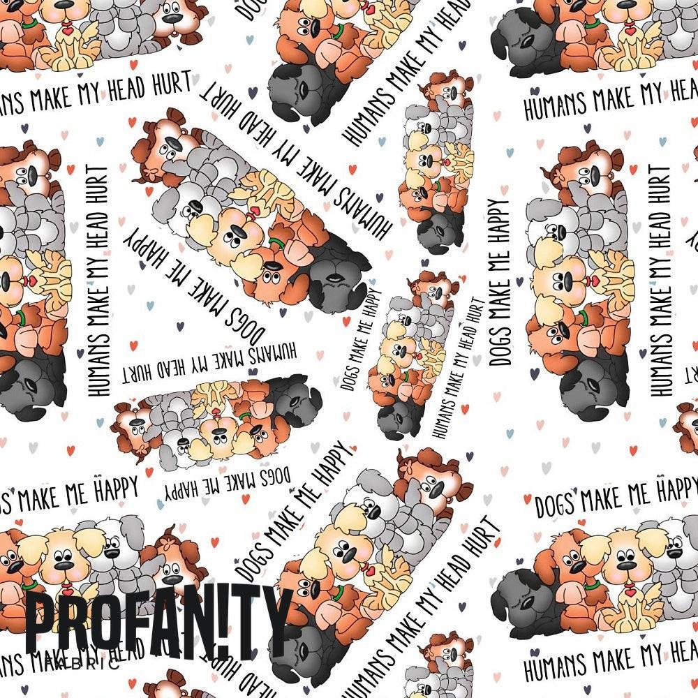 Novelty Swearing Fabric 141 – rude funny novelty fabric, pre-order by the metre | Fabric by Missy Rose