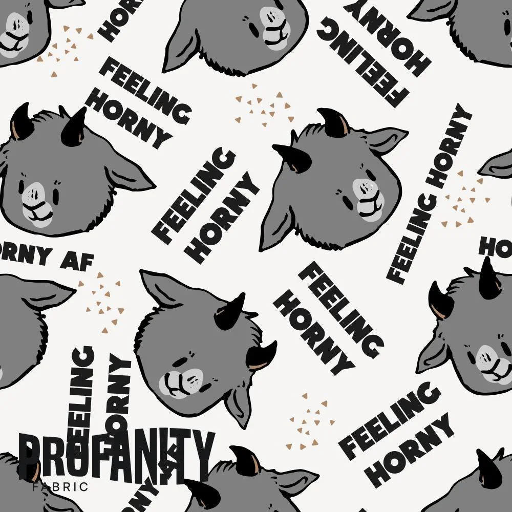 Swear Word Fabric 157 – swearing fabric custom printed Australia, made-to-order | Fabric by Missy Rose
