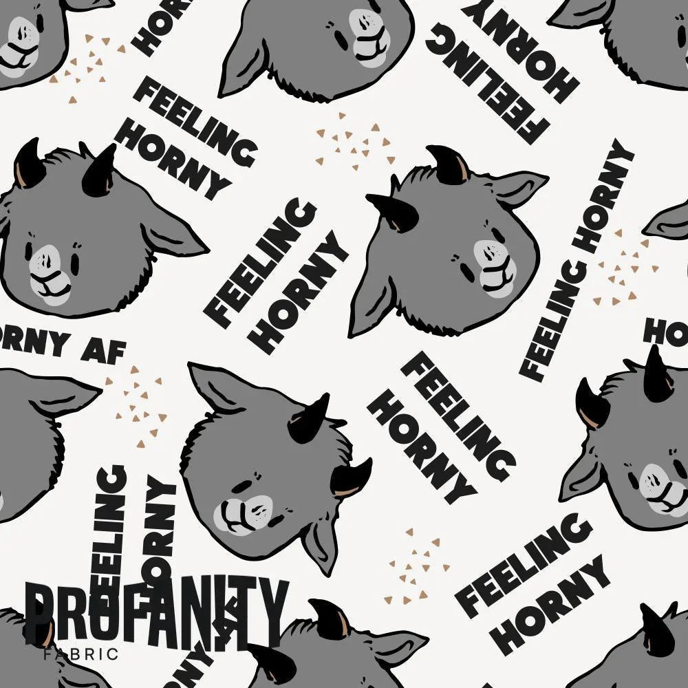 Swear Word Fabric 157 – swearing fabric custom printed Australia, made-to-order | Fabric by Missy Rose