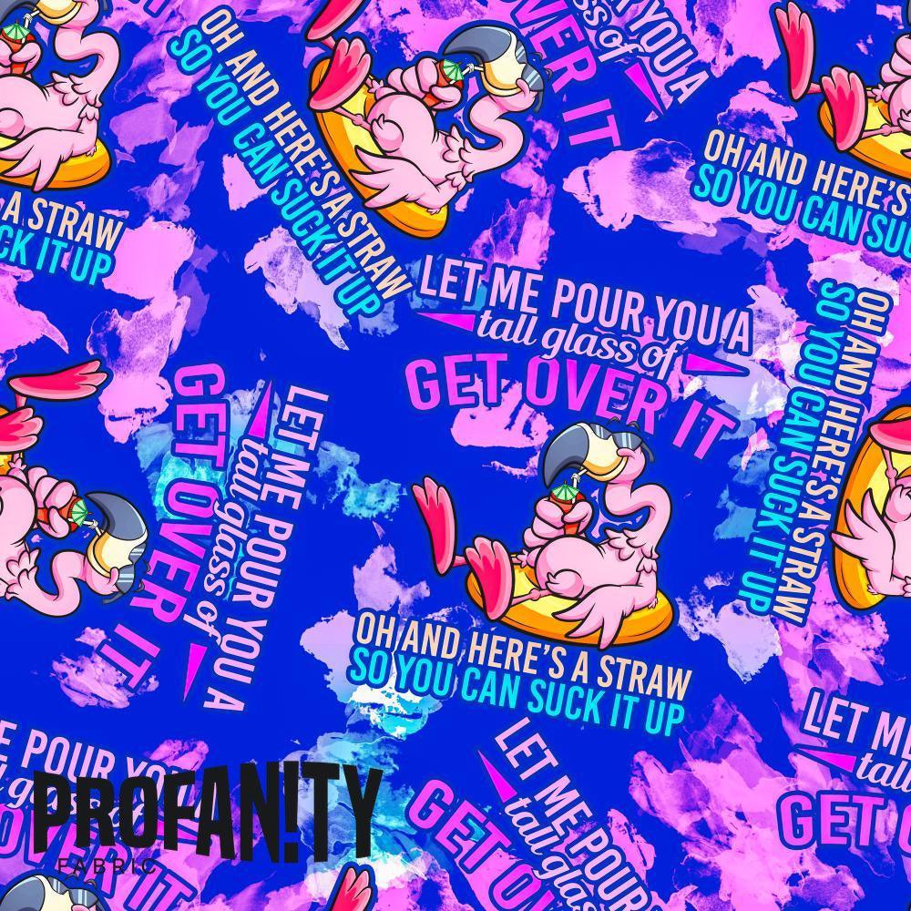 Swear Word Fabric 160 – profanity fabric for sewing, custom printed Australia | Fabric by Missy Rose