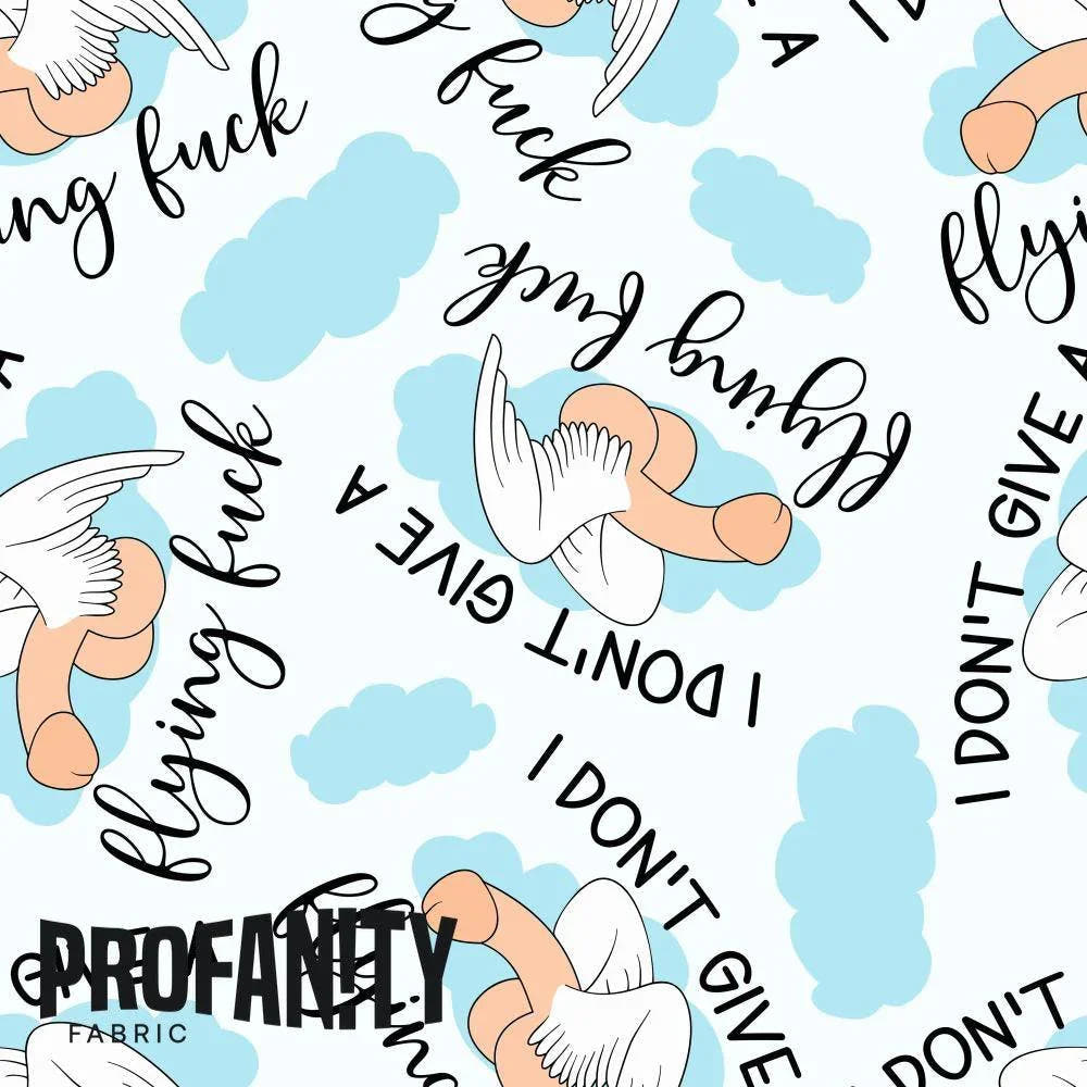 Swear Word Fabric 165 – swearing fabric custom printed Australia, made-to-order | Fabric by Missy Rose