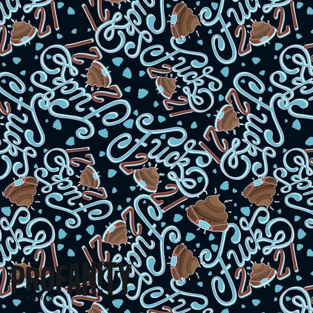Swear Word Fabric 173 – swearing fabric custom printed Australia, made-to-order | Fabric by Missy Rose