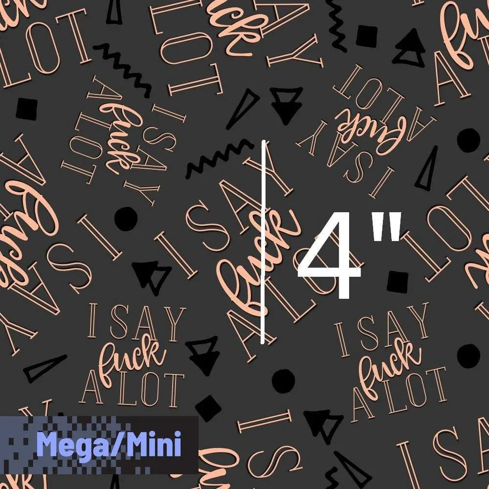 Swear Word Fabric 174 – profanity fabric for sewing, custom printed Australia | Fabric by Missy Rose