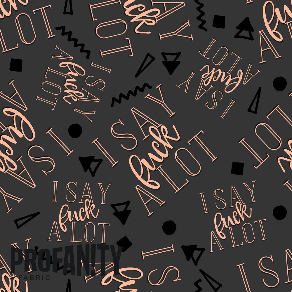 Swear Word Fabric 174 – swear word fabric Australia, custom printed pre-order | Fabric by Missy Rose