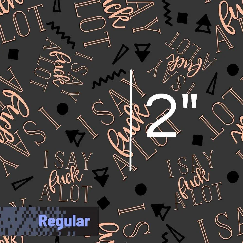 Novelty Swearing Fabric 174 – cheeky novelty fabric by the metre, made-to-order | Fabric by Missy Rose