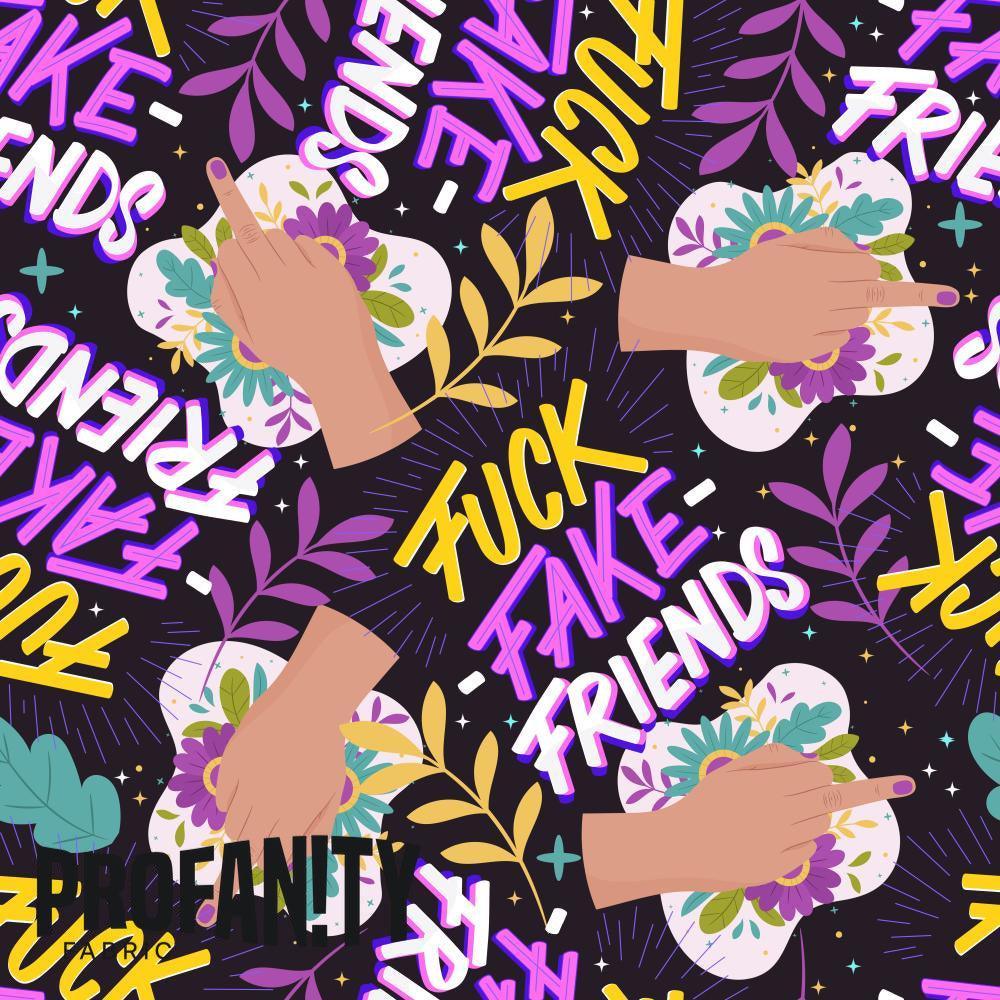 Swear Word Fabric 181 – swearing fabric custom printed Australia, made-to-order | Fabric by Missy Rose
