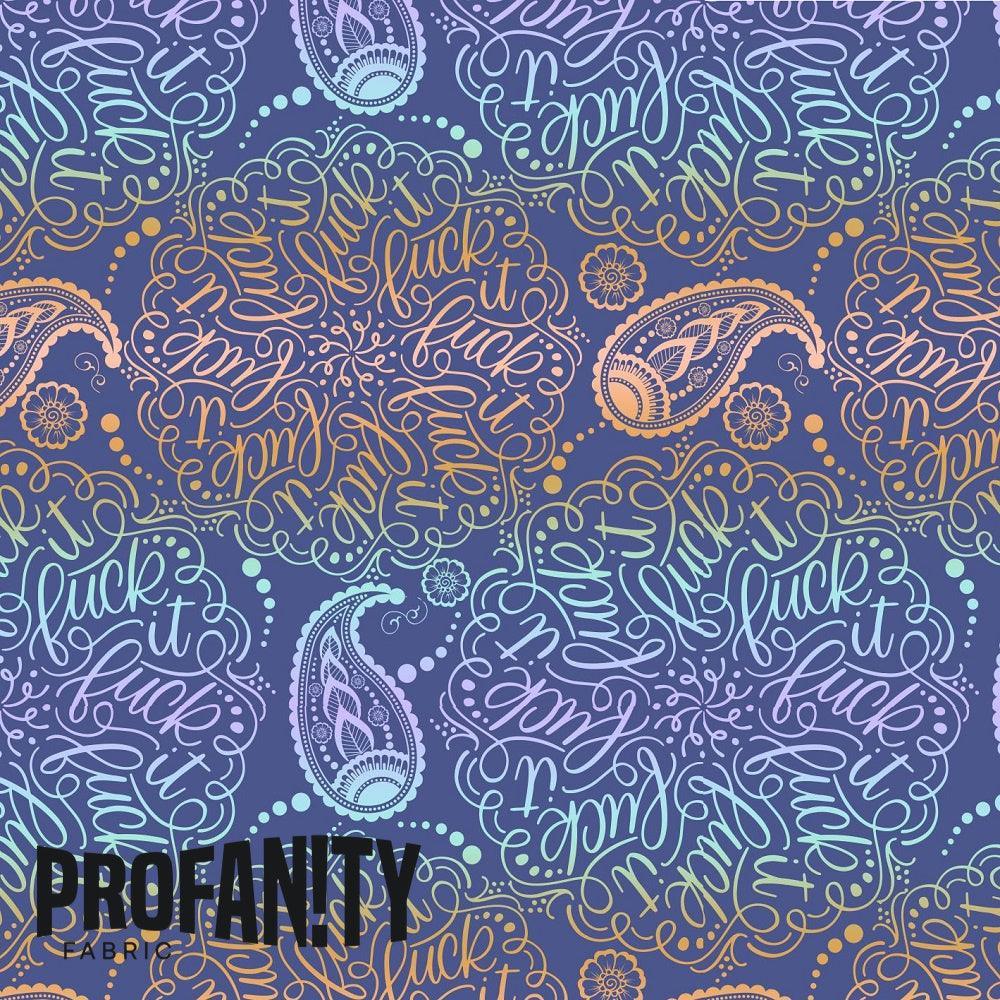 Novelty Swearing Fabric 186 – rude funny novelty fabric, pre-order by the metre | Fabric by Missy Rose