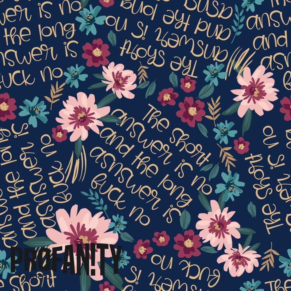 Novelty Swearing Fabric 189 – rude funny novelty fabric, pre-order by the metre | Fabric by Missy Rose