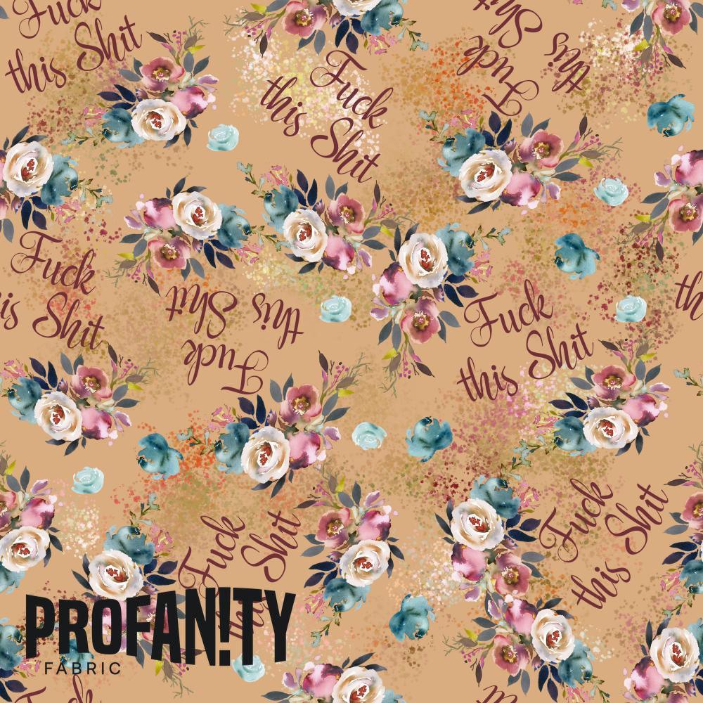 Novelty Swearing Fabric 192 – cheeky rude print fabric for sewing, pre-order | Fabric by Missy Rose