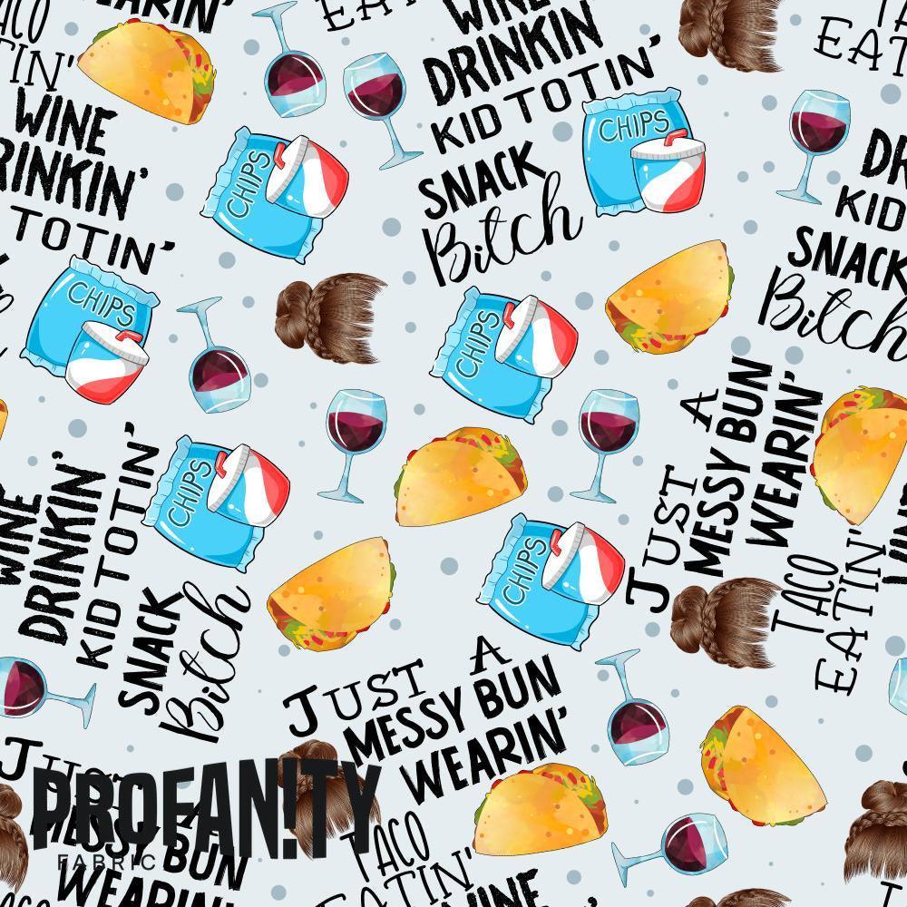 Novelty Swearing Fabric 197 – cheeky rude print fabric for sewing, pre-order | Fabric by Missy Rose